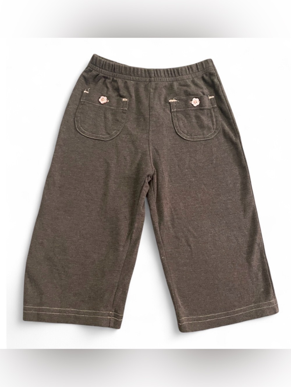 Matilda Jane Grey Pull On Wide Legs Girls Pants Size 4